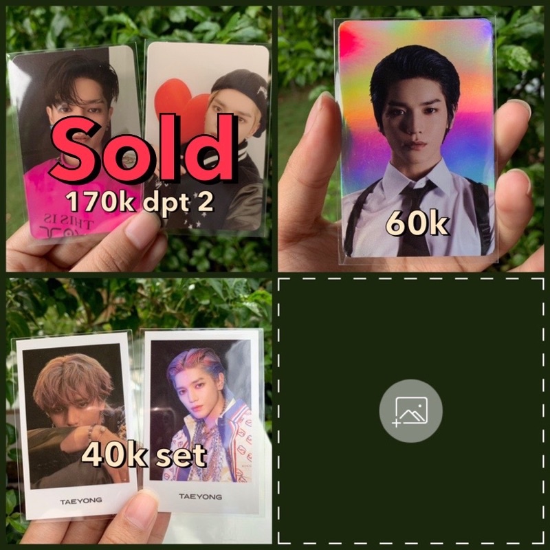Photocard PC Bene aladin SG21, Pola kolbuk make a wish Taeyong