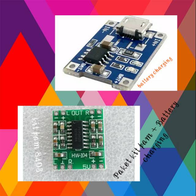 Kit pam 8403 + charger murah