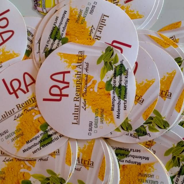 

Stiker bulat 7cm 100pcs