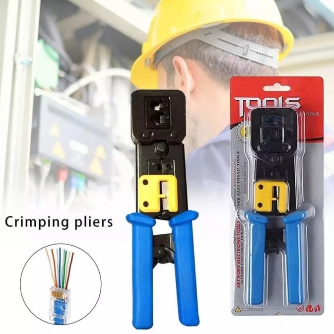 EZ Crimping Tool RJ45 Cat 5 dan Cat 6 / Tang Crimping tool EZ RJ45