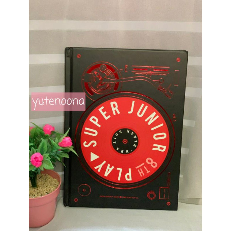 SALE (Ready Stock) Album Super Junior 8th PLAY fullset (postcard siwon+roll poster grup)