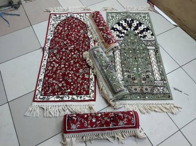 Sajadah ar-raudah midi|oleh oleh haji dan umroh