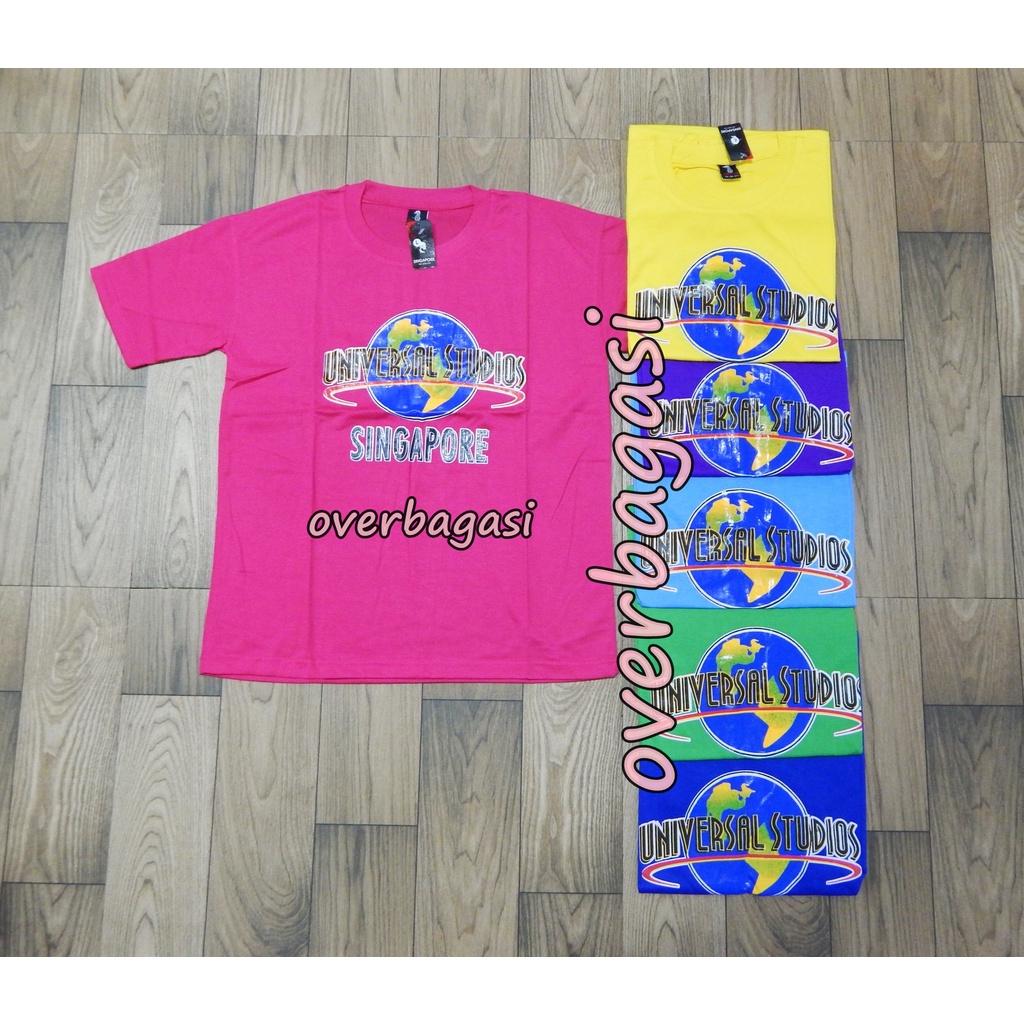 KAOS UNIVERSAL STUDIO SINGAPORE WARNA UNISEX / KAOS MURAH / TSHIRT