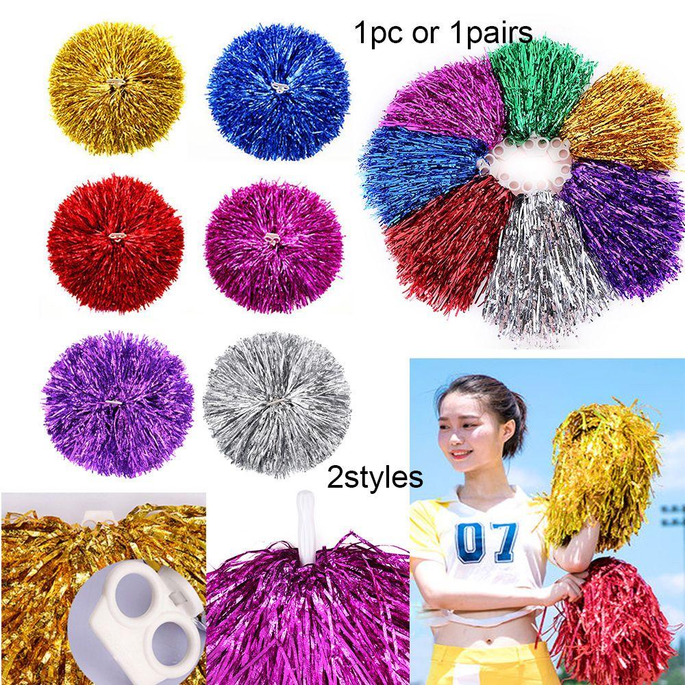 Wonder 1pc/1pasang Cheerleader Pompom Konser Lomba Mewah Penghias Pesta Tari Bunga