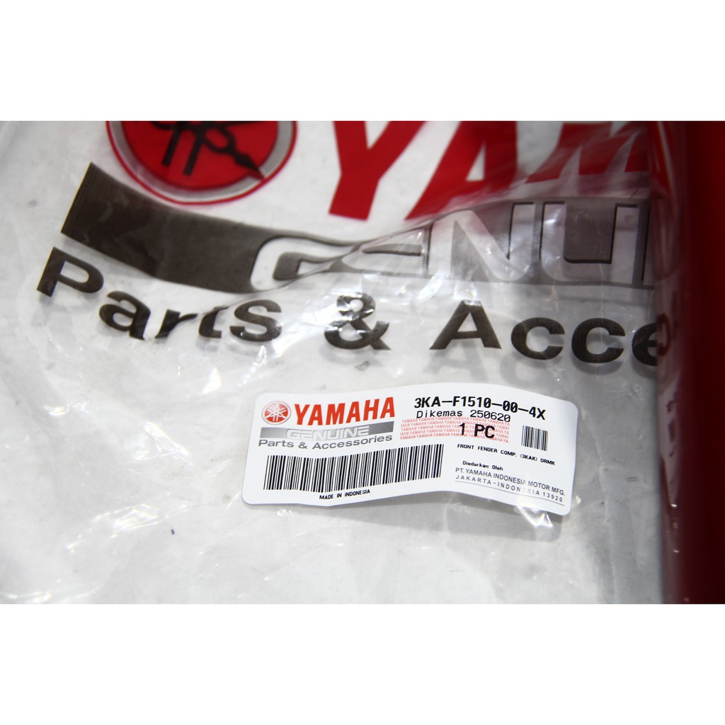 Spakbor slebor depan Rxk Rx k Rxking Rx king Merah Original Yamaha 3ka-f1510-00-4x-1