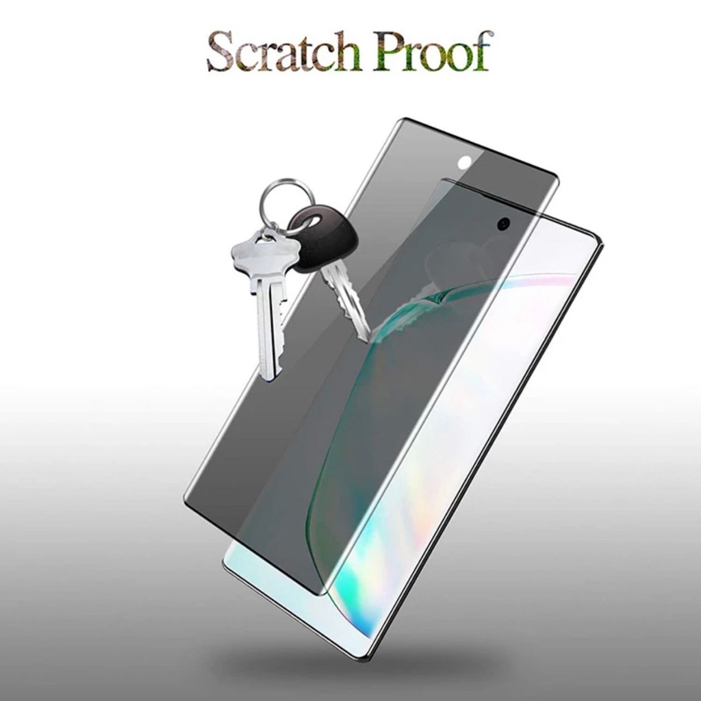 3D ANTI SPY FULL COVER - Tempered Glass Samsung S10 Note 10 Note 20 Note 20 Ultra S20 Ultra S21 Ultra Privacy Glass Full Cover