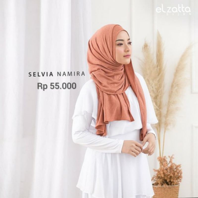 ELZATTA SELVIA NAMIRA / PASHMINA ELZATTA / SELENDANG ELZATTA / PASHIMINA KAOS