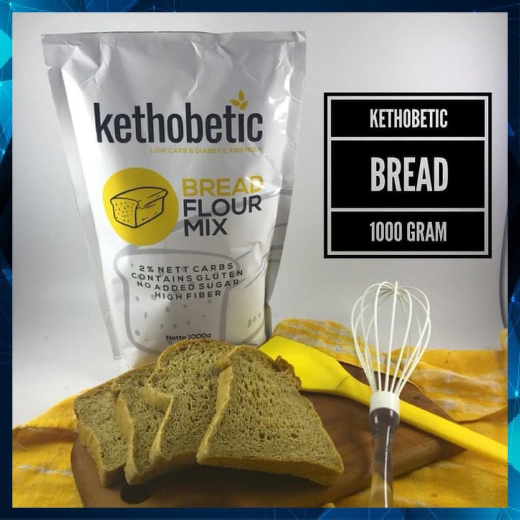 

KETOBETIC BREAD 1 KG TEPUNG KETO KHUSUS ROTI