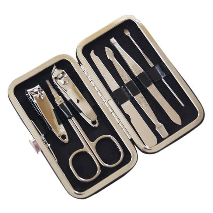 GUNTING KUKU SET ISI 7 PCS MINI MANIPEDI SET MANICURE PEDICURE