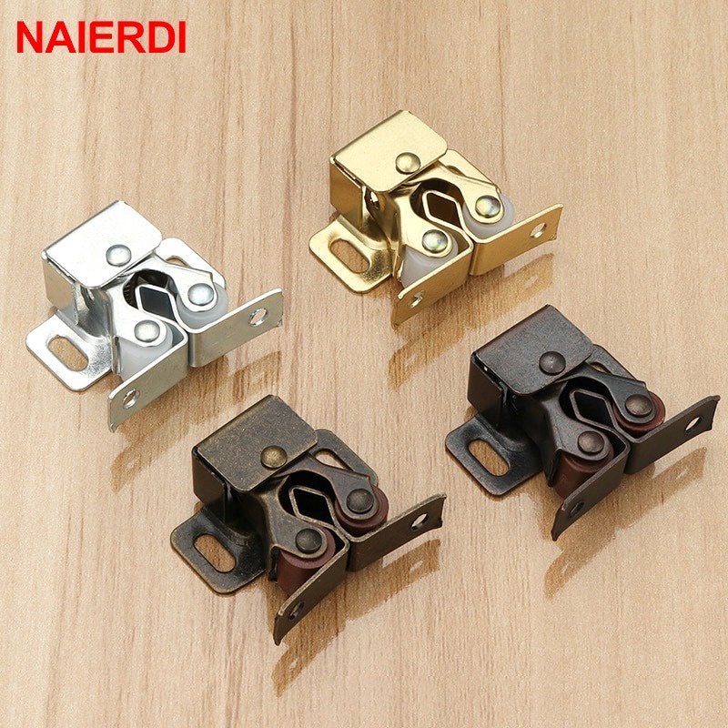 Damper Penahan Pintu Laci Lemari Cabinet Door Stop Catches 2 PCS