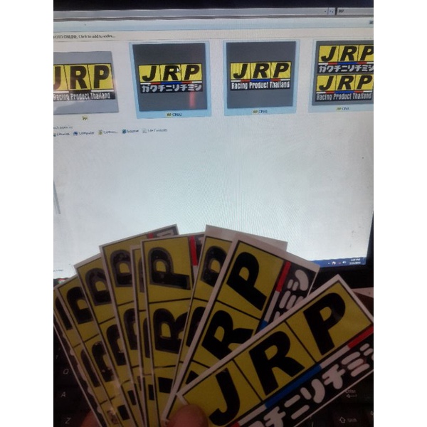 sticker motor variasi jrp racing