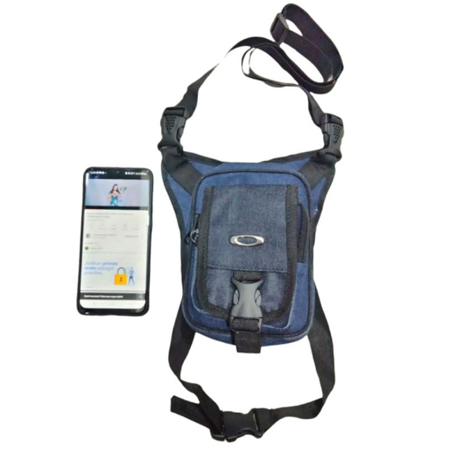 Flash Sale Tas Paha Pria Bahan Jeans Tas Selempang Pria Mini Tas Pinggang