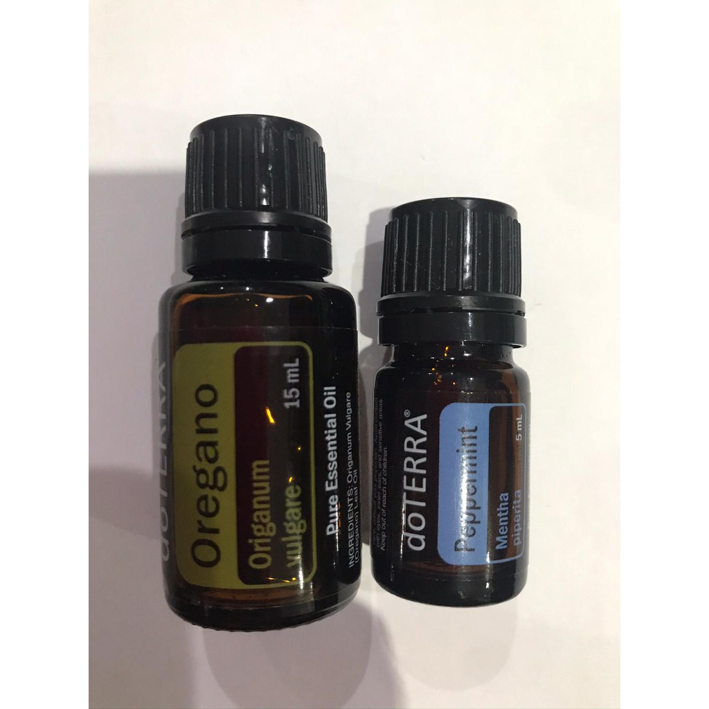 PAKET PERNAPASAN DOTERRA PEPPERMINT 5ML + OREGANO 15ML lebih bagus dari young living