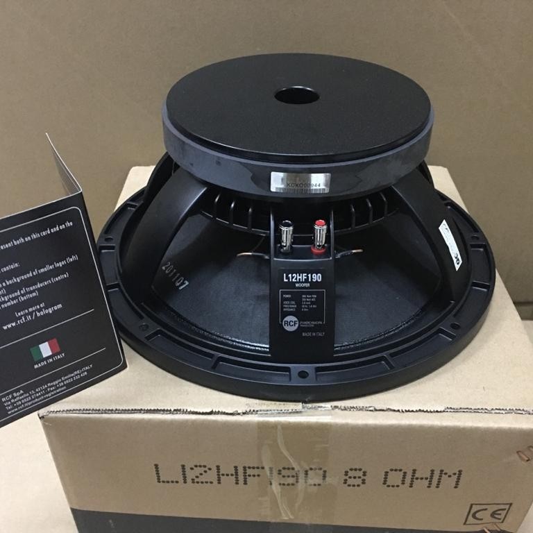 Component /komponent woofer Speaker RCF L -12 HF 190 -12 inchi