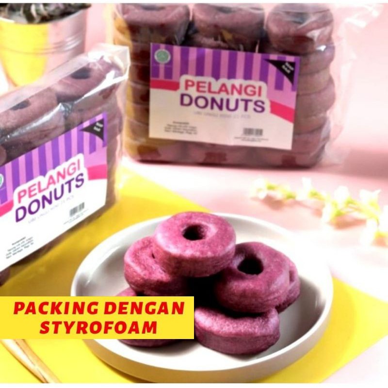 

PELANGI DONUTS UBI UNGU 10PCS 500GR