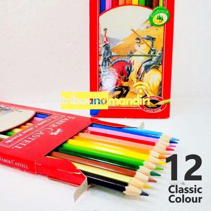 

Sale!!! Pensil Warna 12 Faber Castell Classic Panjang Gilaa!!!