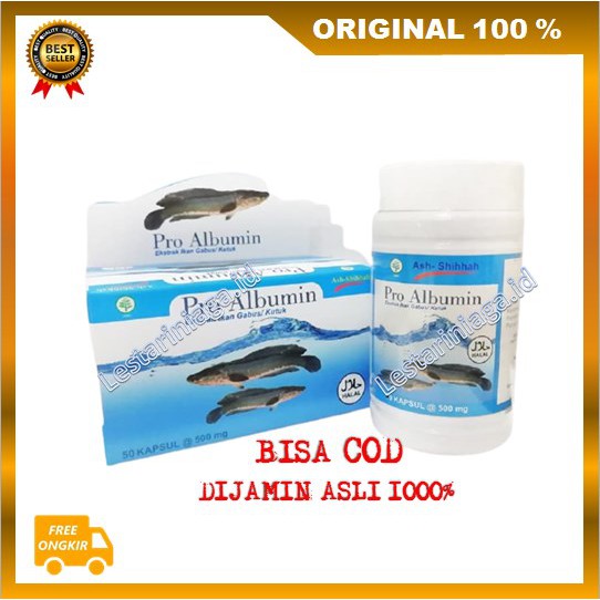 Pro Albumin Ekstrak Ikan Gabus/Kutuk Mengobati Gejala Ataupun Penyakit Diabetes 100% ORIGINAL