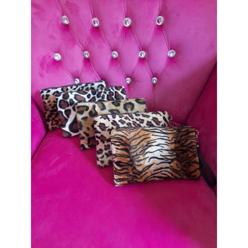 Grosir CLUTCH bludru leopard /CLUTCH macan /clutch wanita/dompet macan/dompet leopard/dompet macan kualitas bagus