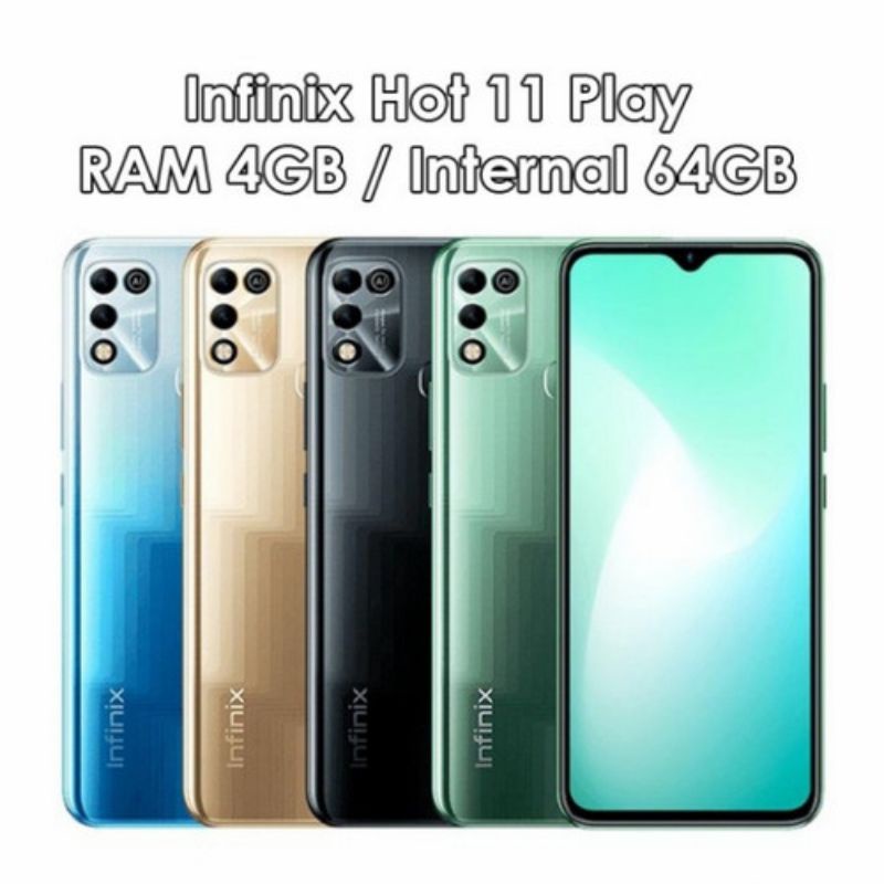 Infinix Hot 11 play ram 4/64gb