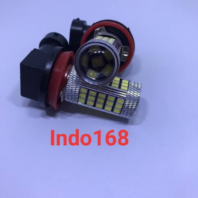 (INDO 168)Lampu Fog Lamp H11 66 Led Nyala Putih