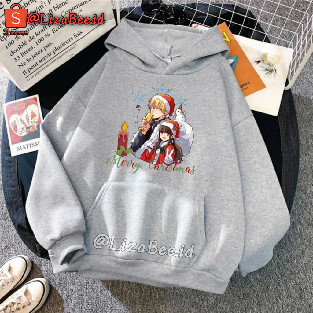 Hoodie Natal Marry Christmas Anime Kimetsu No Yaiba Demon Slayer Nezuko Tanjirou Zenitsu Sweater Natal Wanita Marry Christmas Import Longgar Jumbo Baju Natal Wanita Xmas Christmas Terbaru Motif Kartun Tema Natal Hoodie Anime Oversize Korean Style Jumbo