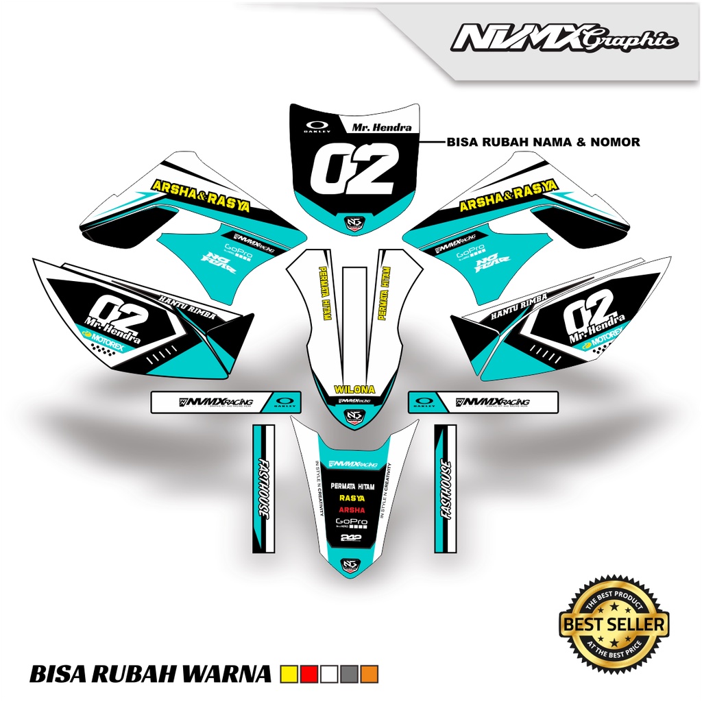 DECAL KLX OLD/STIKER MOTOR/CUSTOM