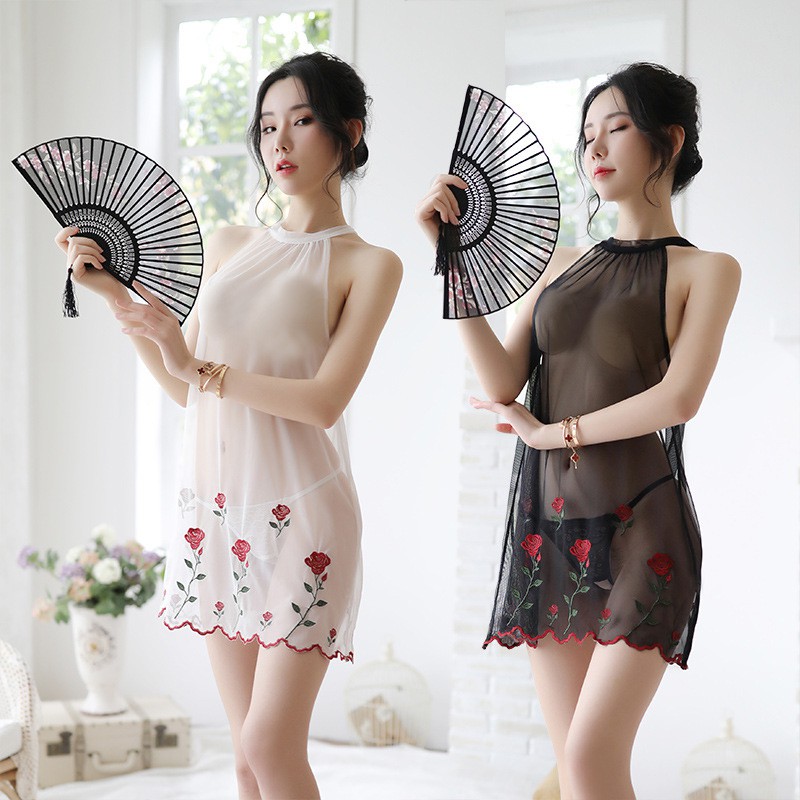 Sexy Lingerie Hot Sexy Maid Pembantu Waitresses Binal Warna Putih Seksi Hot Seksi