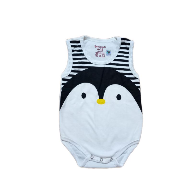 jumper bayi lucu/ baju bayi lucu-Pinguin salur kutung