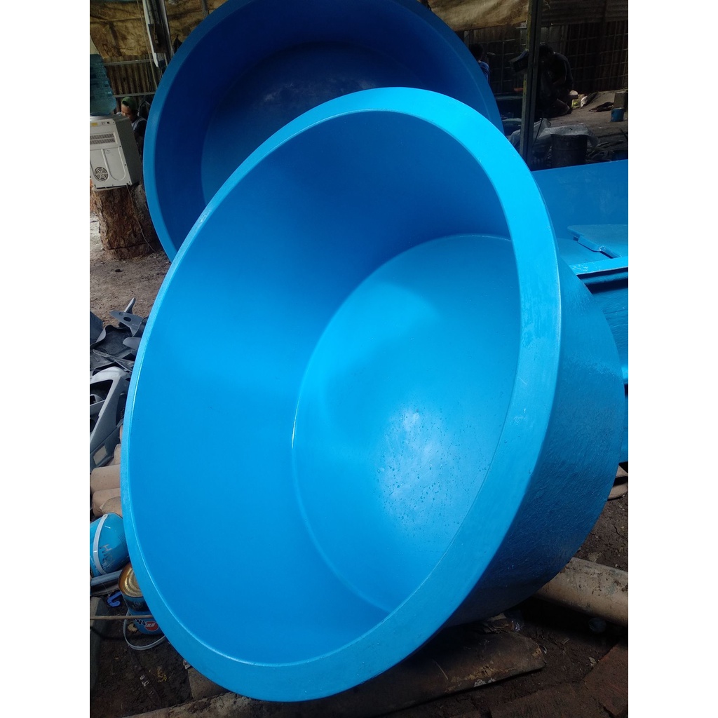 BAK BULAT FIBER ATAU BAK KOI 100cm x 50cm