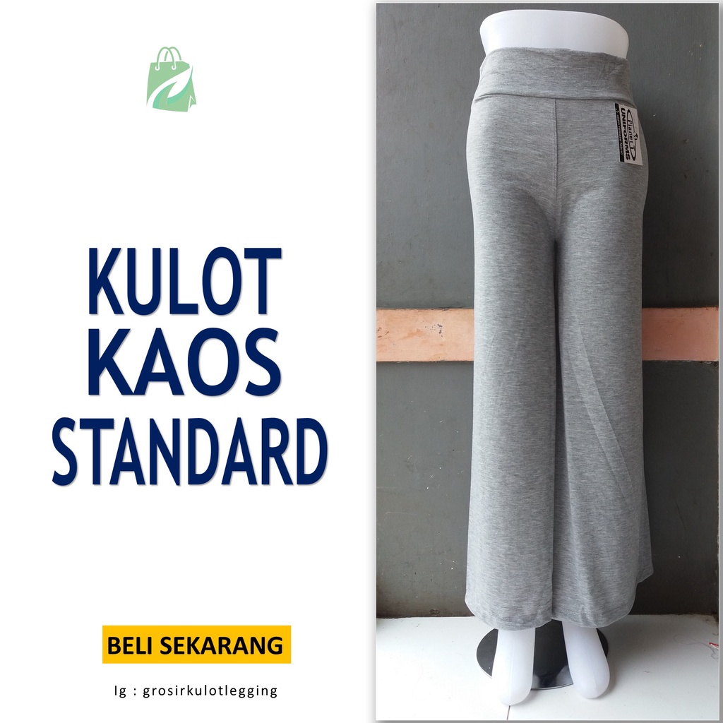 Celana Kulot Panjang Wanita Standard Kaos