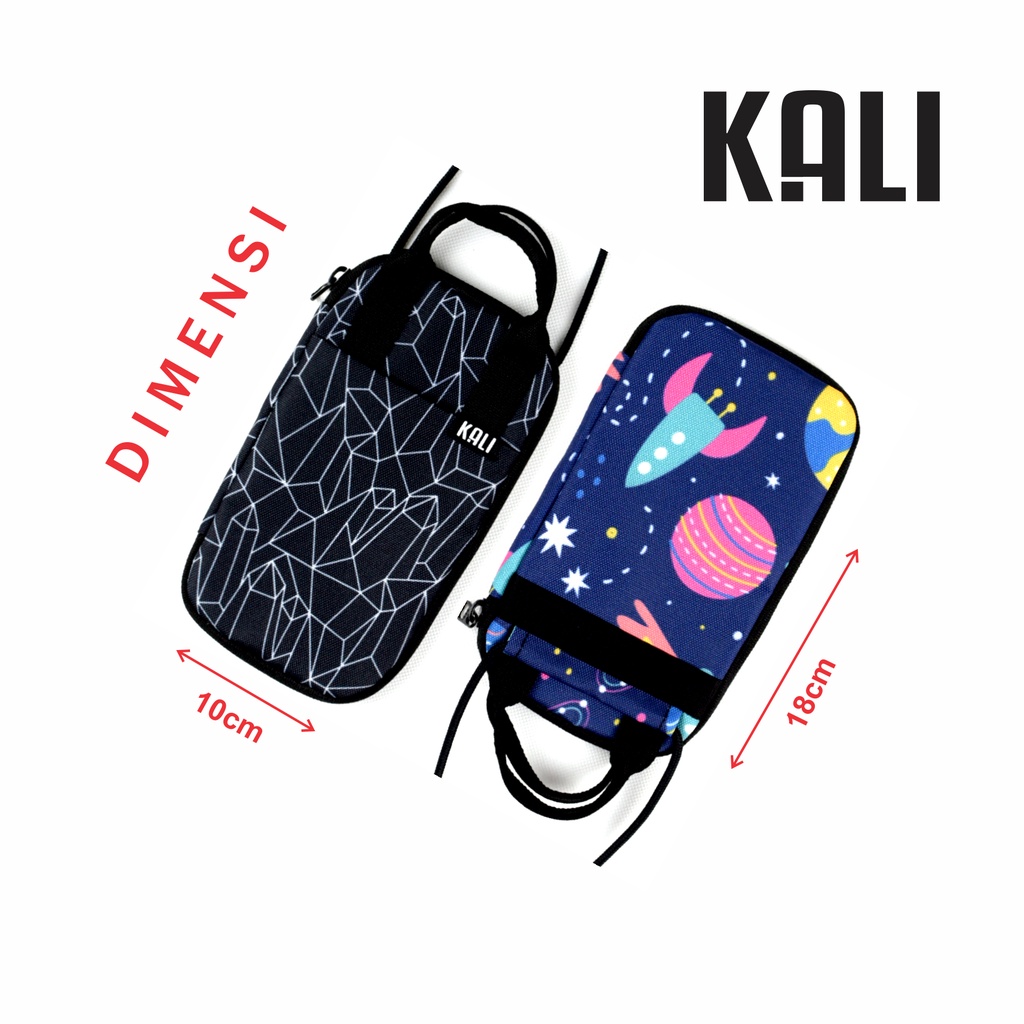 Sling Phone Pouch Wallet batik // Hanging Wallet Motif // Card Holder Dompet Kartu Pria Wanita // Sling Bag Mini By KALI