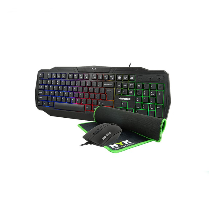 Keyboard Mouse Gaming Combo NYK Artemis KC-200 Free Mousepad