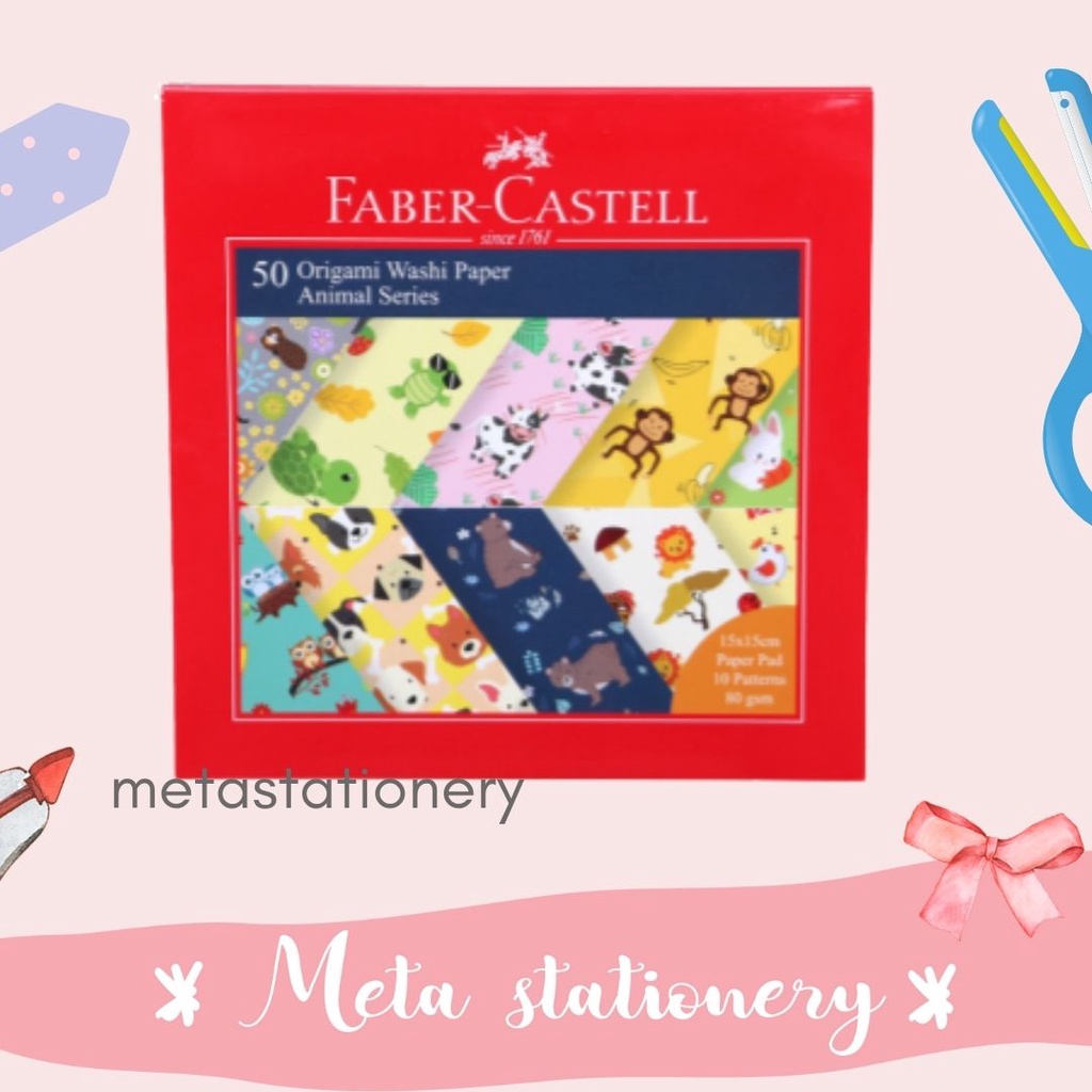 

Kertas Lipat / Origami Washi Paper Fruit Series 16 x16 Faber Castell