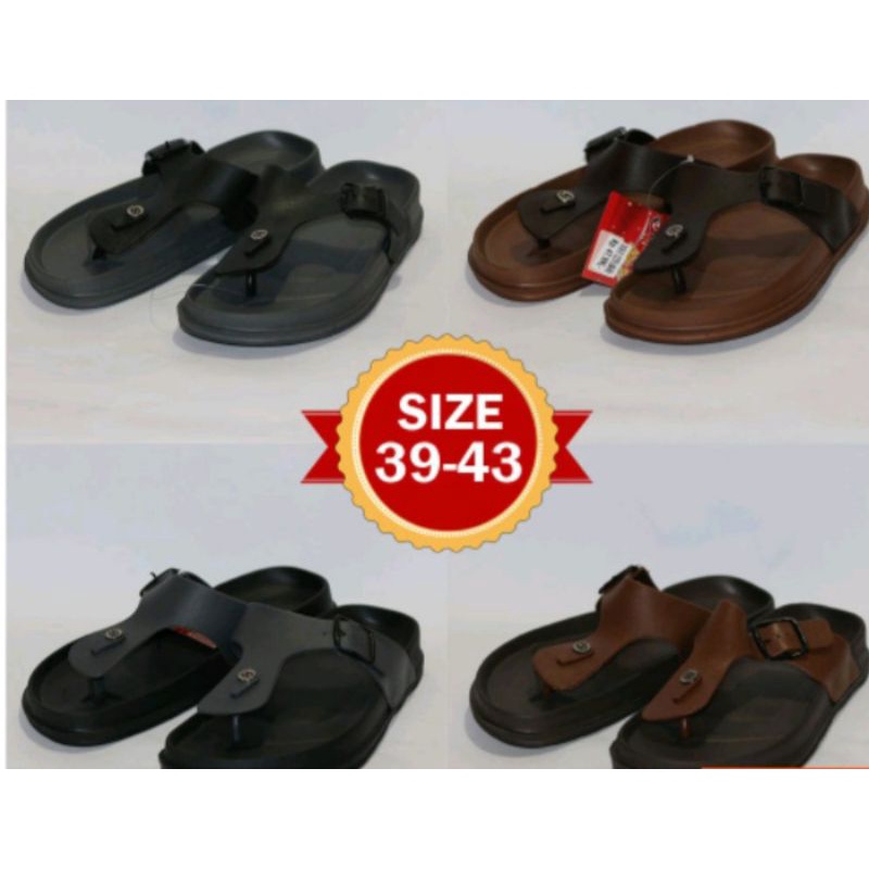 Sandal casual pria termurah / Sandal New Era karet/ SANDAL JEPIT KARET CASUAL/ SANDAL KARET NEW ERA  SLOP BAN 2