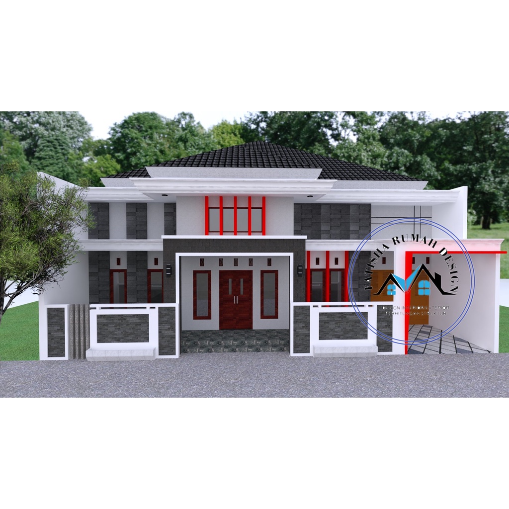 Jual JASA DESAIN RUMAH 2D DAN TAMPAK 3D EXTERIOR | Shopee Indonesia