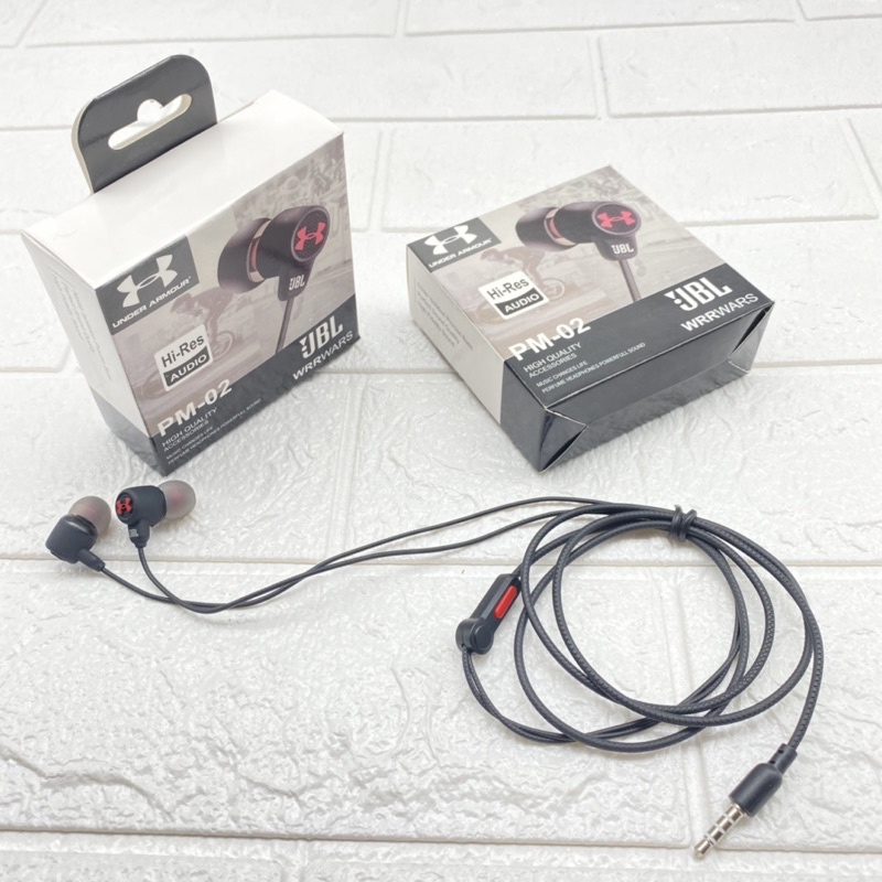 HEADSET - HANDSFREE - EARPHONE - PM02 EXTRABASS WITH MIC