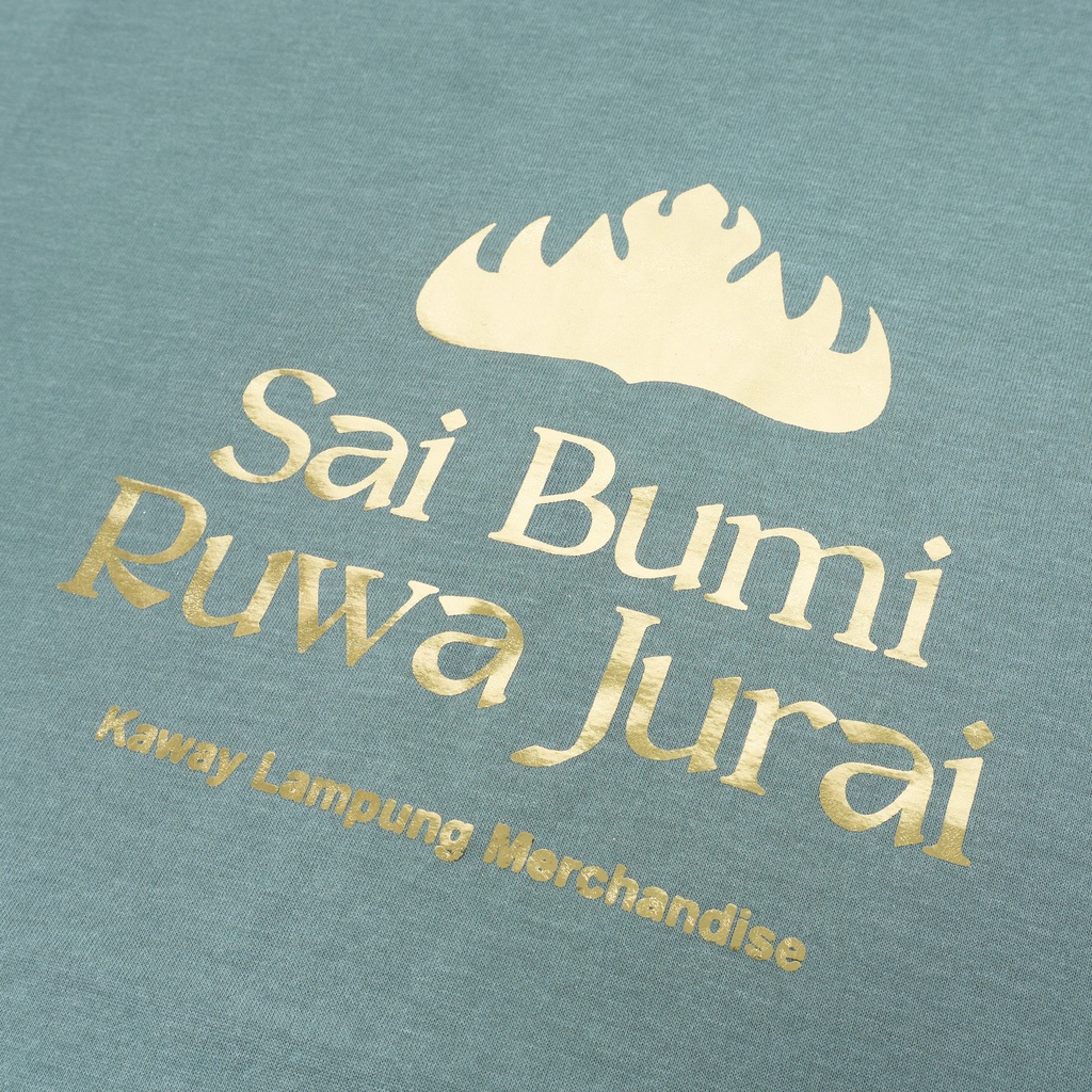 Kaway T-shirt SAI BUMI GREEN FOIL