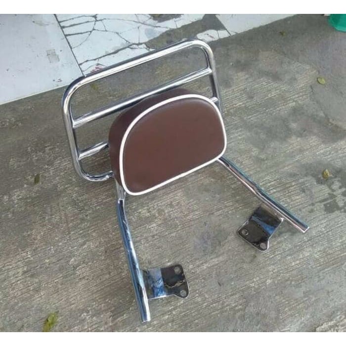 Aksesoris motor scoopy backrack scoopy sandaran brlakang scoopy