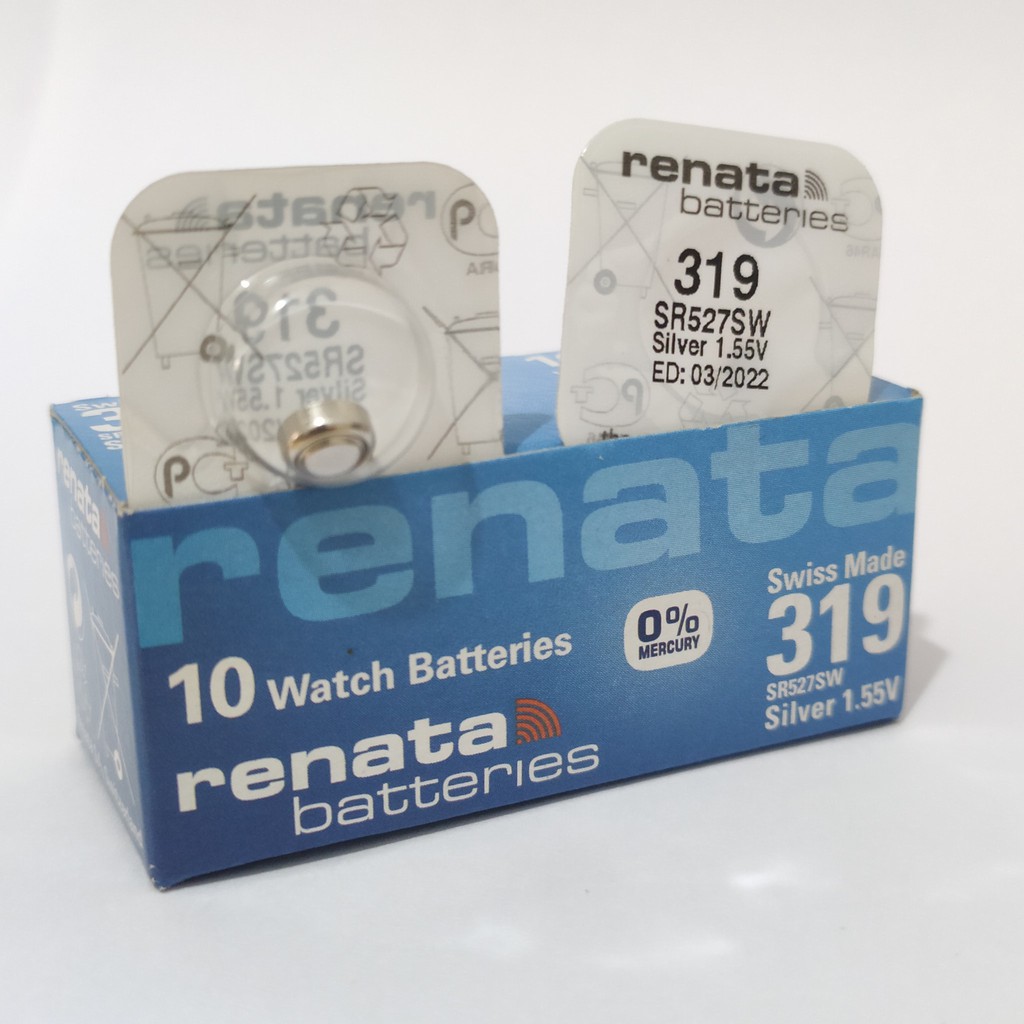 BATRE RENATA SR527SW SR527 SR 527 SW 319 BATTERY BATERAI ORIGINAL