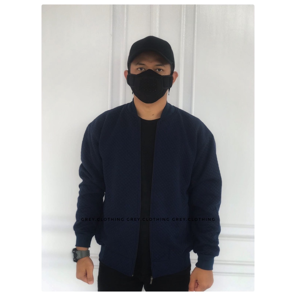 Jaket Pria Comfy Premium Comfy Jacket Bomber Cowok Kekinian Korean Style-1