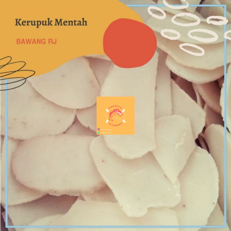 

[ 1 KG ] KERUPUK BAWANG RJ BAHAN SEBLAK / KRUPUK KRECEK MENTAH