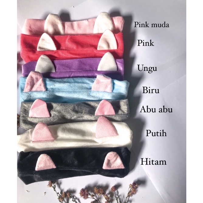 MINI SET MANGKOK MASKER MINI LUCU BANDANA KUPING DAN KUAS COCOK UNTUK KADO CEWEK KADO PACAR