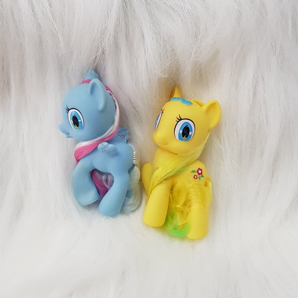 my little pony rubber figure 8cm set 2pcs