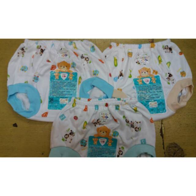 Libby Celana pop bayi motif newborn dan anak