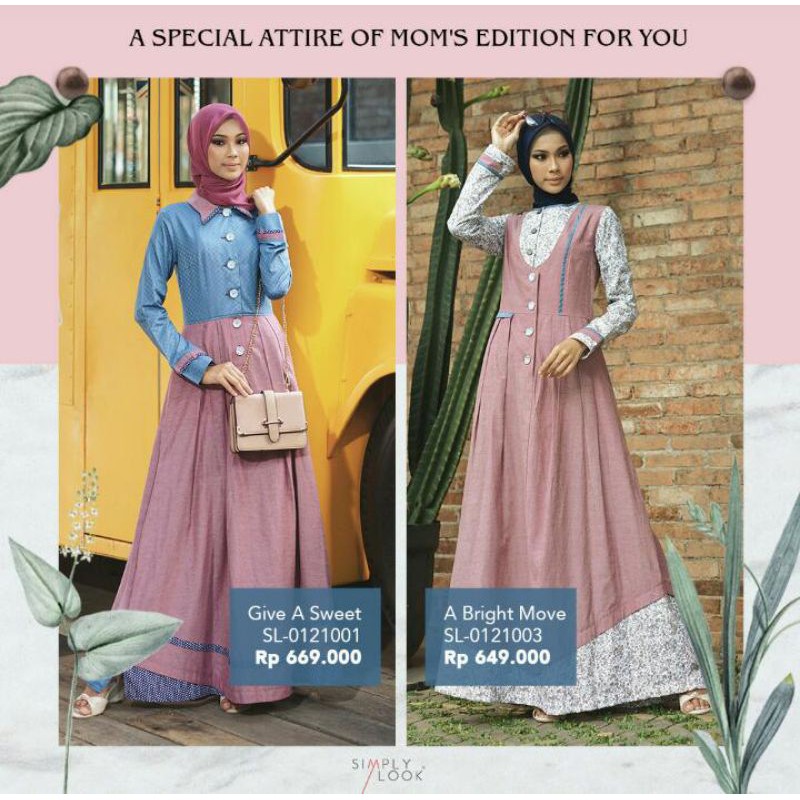 Gamis Tuneeca Simplylook Feminine