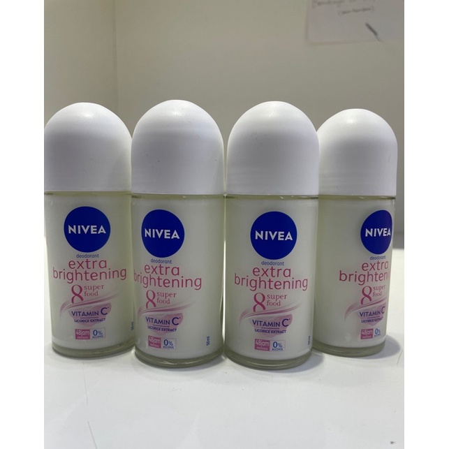 Jual Nivea Deodorant Extra Brightening Roll On Ml Shopee Indonesia