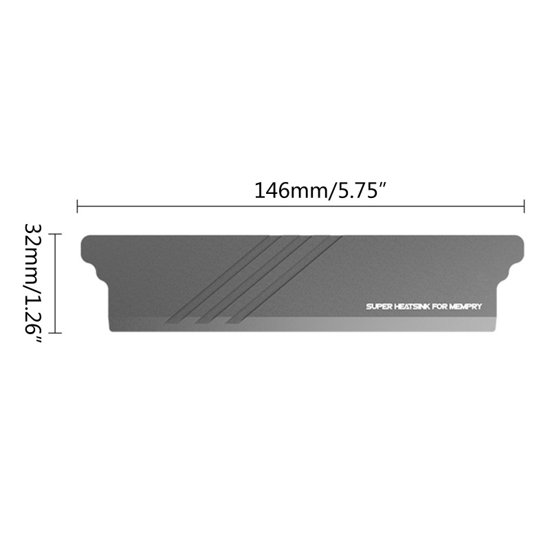 Bt 1Set DDR2 DDR3 DDR4 Memory Cooling Heat Sink Desktop Memory Pad Pembuangan Panas