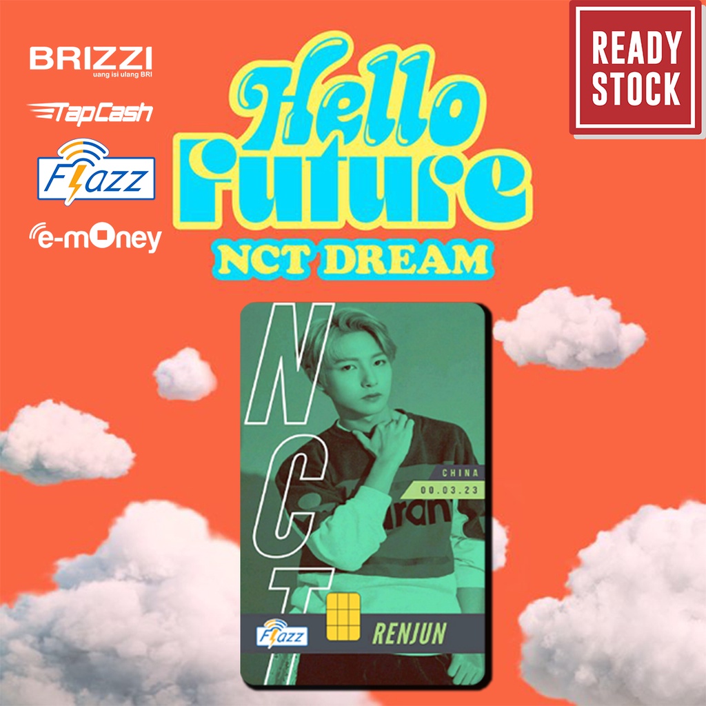 Emoney mandiri flazz bca gen 2 brizzi tap cash custom NCT DREAM k-pop DREAMER kartu e toll free edit 1 sisi atau 2 sisi cocok untuk komunitas dan souvenir