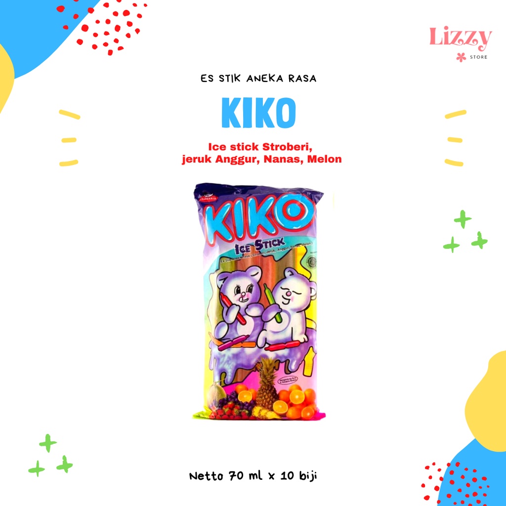 

Kiko Ice Stick Es Potong Buah Aneka Rasa isi 10