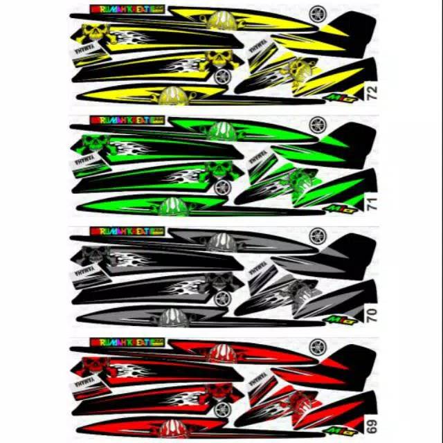 Sticker / Striping Variasi Mio Sporty / Mio Smile / Mio Garnis (AIR BRUSH ) 1h